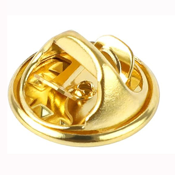 Gold iron butterfly clasp, single