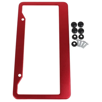 License plate holder/license plate holder Frame Red Color American Standard License - red