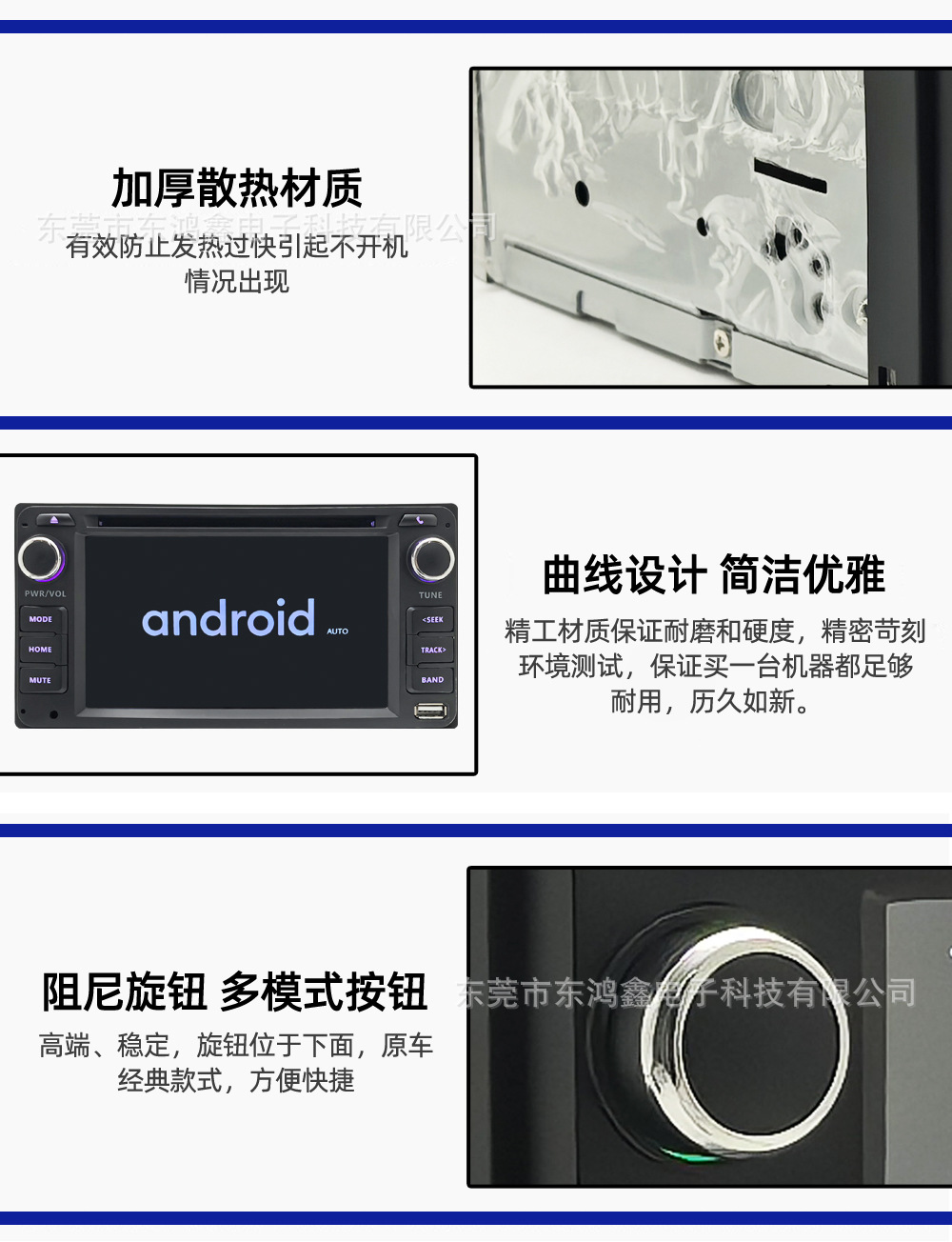 Suitable for Toyota Corolla, Camry, Hiace, Great Wall M1/M2 car DVD Bluetooth USB screen projection player