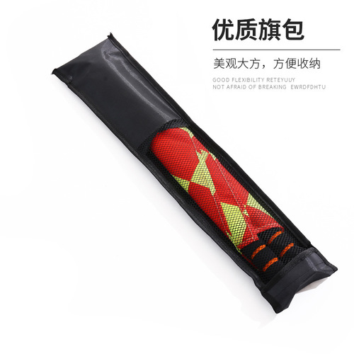 Manufacturer supplies stainless steel tube referee flag, patrol flag, linesman flag, signal flag, starting flag, football training