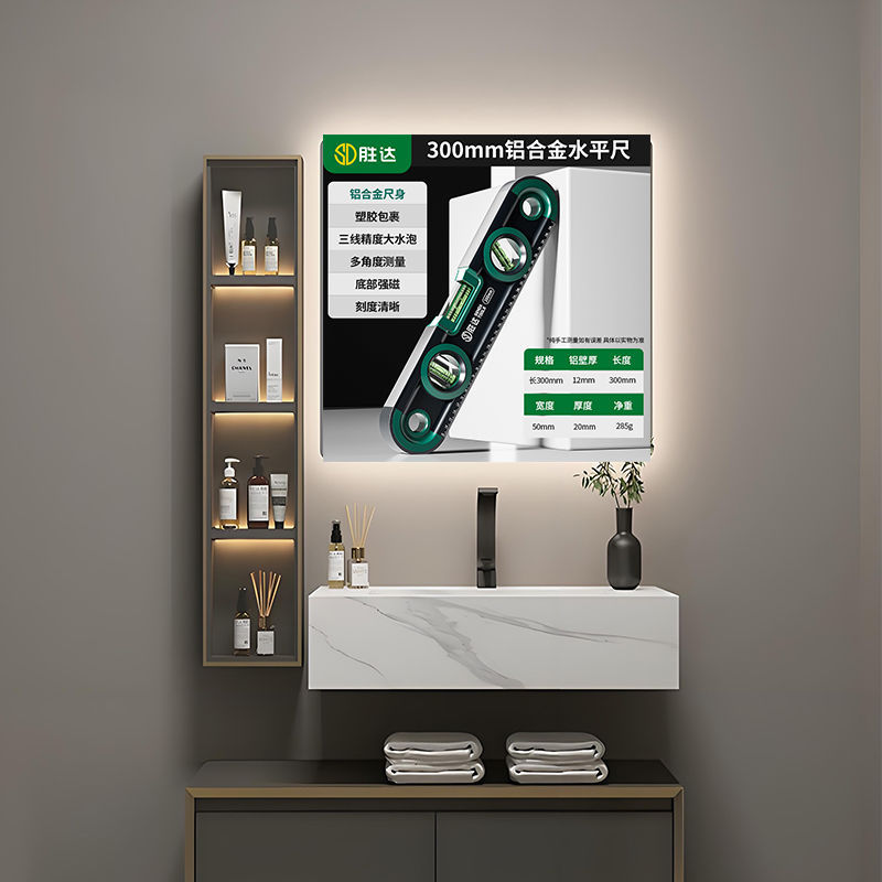 Shengda 측정 [알루미늄 합금 소재]-SD [두꺼운 주조 알루미늄] 영점 3m#자기