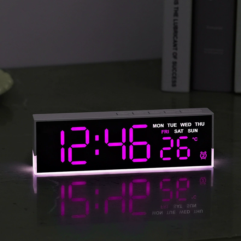 Многофункциональный светодиодный будильник с подсветкой, простой дизайн, прямые поставки с завода, модель 5519