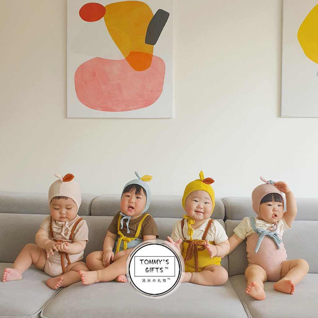 INS estilo de los niños trajes 2024 verano nuevo bebé mono bebé Outwear traje vaina