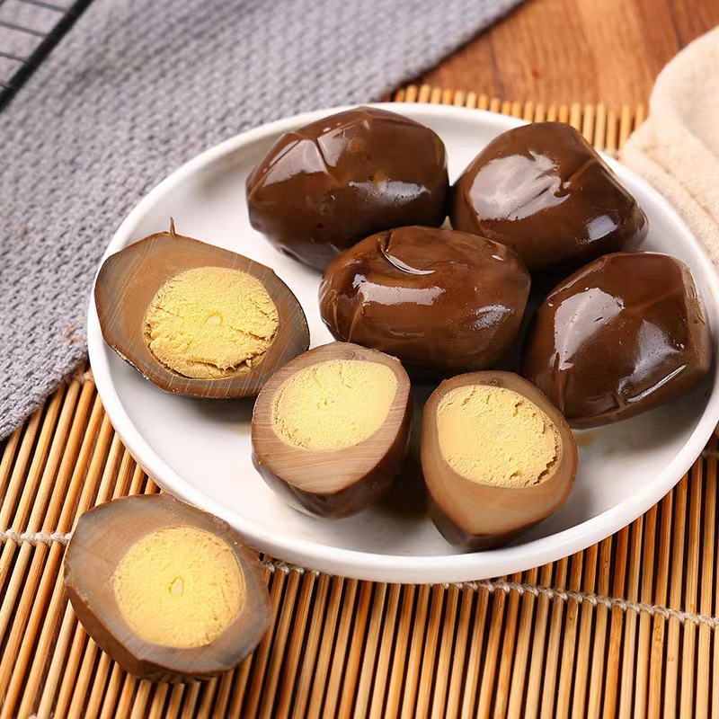 Baile Bar Five-Spice Egg 2-Pack Pickled Egg, Spicy Eggplant Egg, Egg Yard-Farm Fresh Marinated Egg, Egg, Leisure Snack
