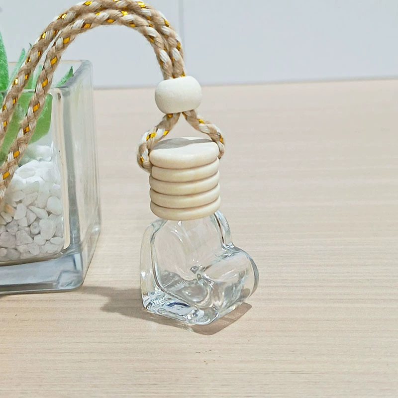 Transparent perfume, bottle, pendant for auto