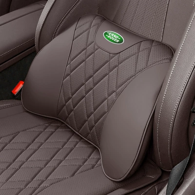 Car roof lining: Velar Headrest and Lumbar Support - 1-land-rover-lumbar-support-mocha-brown