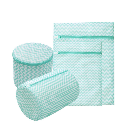 Yiwu manufacturer direct supply printed laundry bag laundry mesh bag Amazon protective wash bag set innerwear bag wholesale