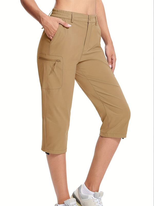 Y 15201 Women's Outdoor Cargo Capris Women's Outdoor Workwear Capris Pants
