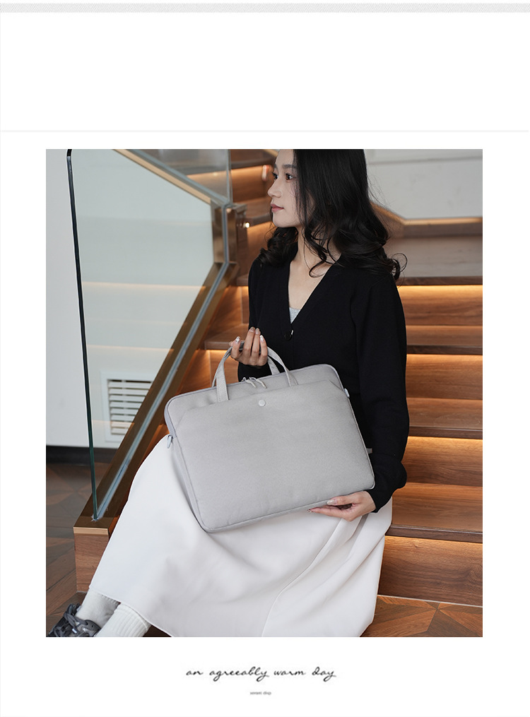 Airbag ultra-thin laptop bag, 14-inch and 15.6-inch tablet notebook inner bag, single-shoulder bag with logo printing undefined