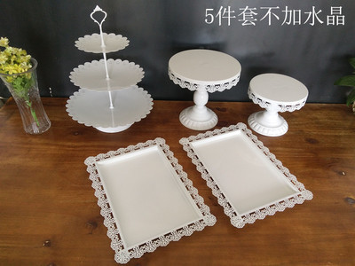 Decoración de mesa de postre soporte de exhibición bandeja de pastelería de postre comida fría pausa de té Mesa estante de la torta té de la tarde Merienda stand image 25