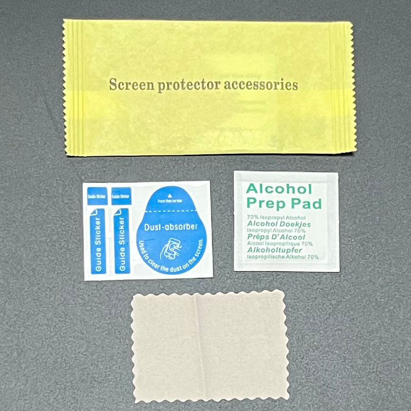 现货钢化膜辅助贴膜工具包手机屏幕清洁套装除尘贴布酒精棉三件套