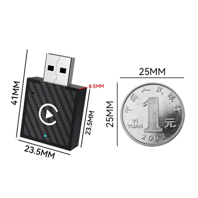 Carplay Wired to Wireless Box 2in1 Car-Machine Interconnection Module Apple Android Autocarplay Box (Simsiz CarPlay və Android Auto) - q1w-wireless-carplay-plus-android-auto-2-in-1-only-suitable-for-overseas-systems