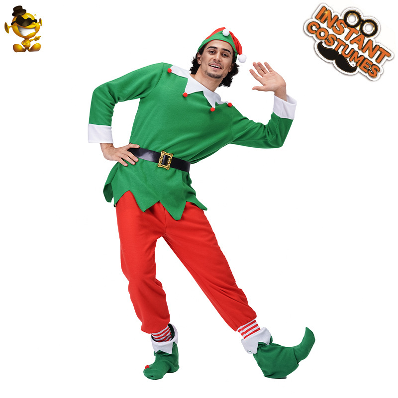 Navidad nueva ropa pareja grandes hombres traje de Navidad Cosplay traje de rendimiento