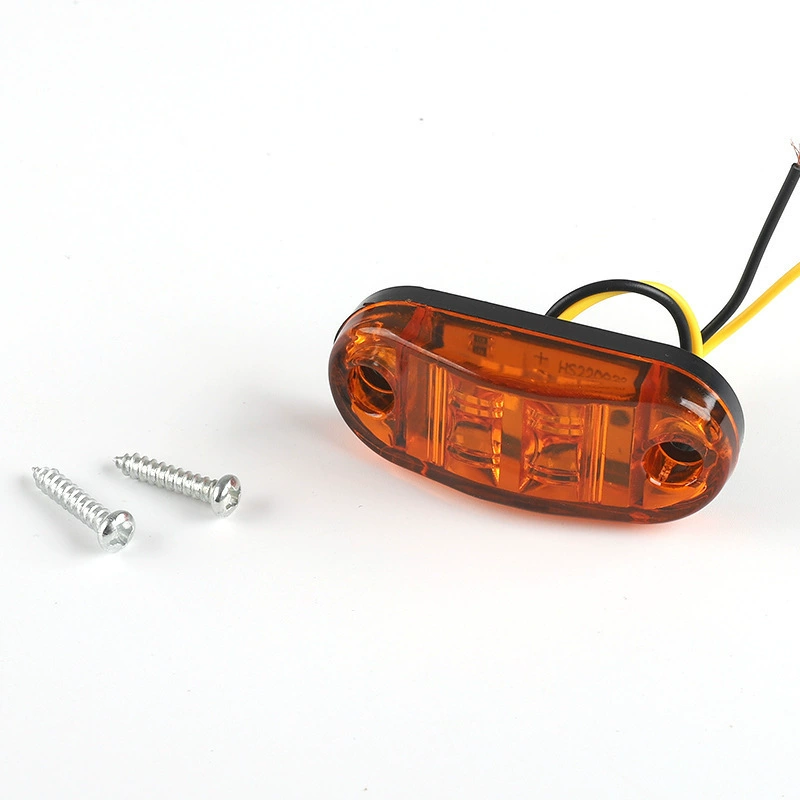 Популярный свет сторонний Piranha 12V-24 для грузовика боковой свет сигнальный свет прицепа 2 Led предупреждающий боковой свет ширина света