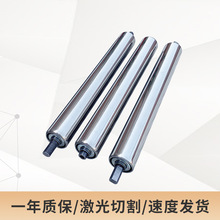 ✅无动力滚筒304不锈钢托辊镀锌辊筒传输链轮滚筒传送带无动力托