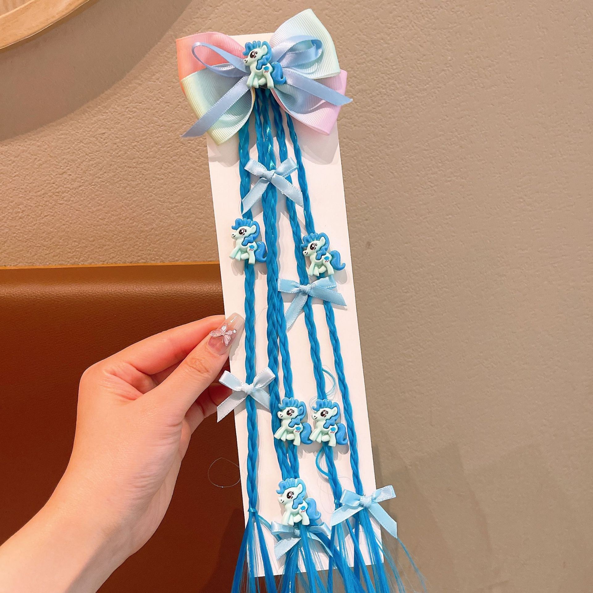 Niños de dibujos animados pony lindos pinzas de cabello niñas paoli pinzas de cabello niñas pinzas de cabello rotas para estudiantes set de pinzas de cabello BB