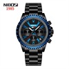 Men's dial stainless steel, swiss watch, waterproof quartz watches, wholesale