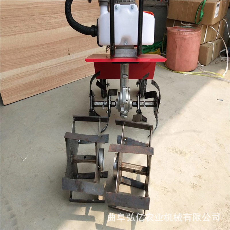 便携式山地小型汽油旋地机水旱两用开荒松土机园林绿化锄草微耕机