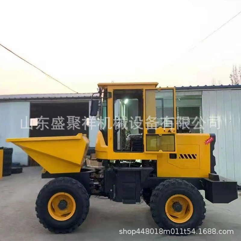 Самосвал дизельный строительный Shengjuxiang, передний разгрузочный транспортер, экскаватор-погрузчик для горных работ