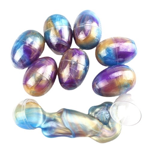 Creative colorful egg mixed color crystal mud DIY jelly mud snot mud slime mud slime toys