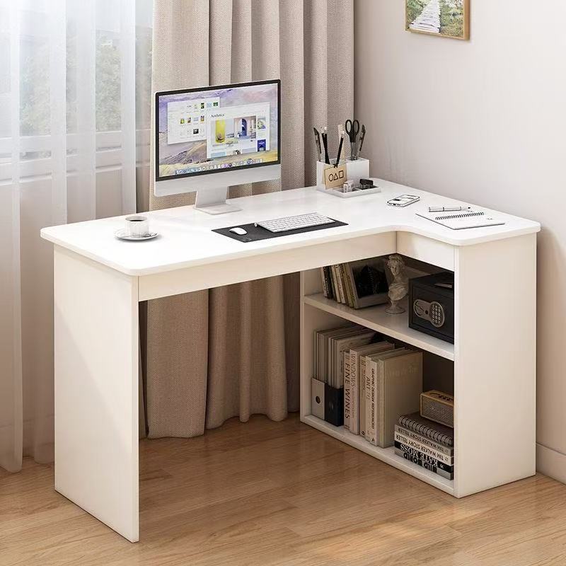 Simple Corner Desk with Bookshelf and Bookcase Integrated, Suitable for Bedroom, Home Use, Student L-Shaped Corner Computer Desk, Study Desk Simple Corner Desk with Bookshelf and Bookcase Integrated, Suitable for Bedroom, Home Use, Student L-Shaped Corner Computer Desk, Study Desk