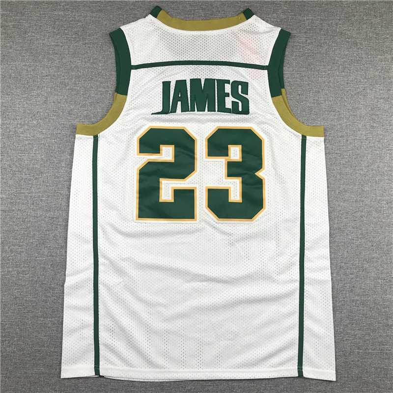 James High School Edition Retro Mesh Basketball Jersey Uniforms Dense Embroidery Edition Vest No. 23 No. 6 Sports Vest James High School Edition Retro Mesh Basketball Jersey Uniforms Dense Embroidery Edition Vest No. 23 No. 6 Sports Vest