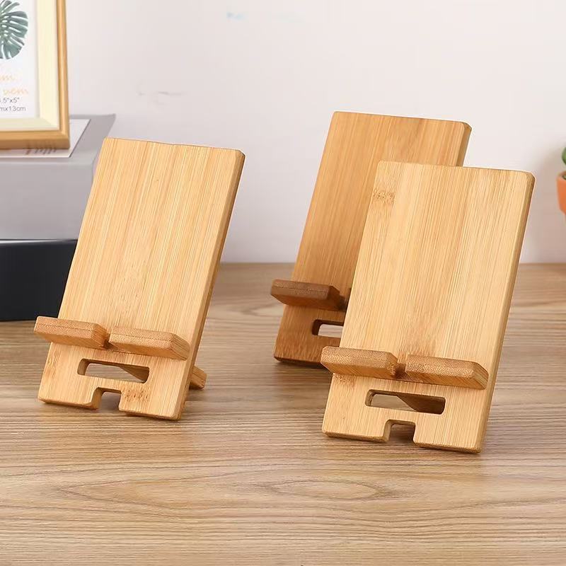 Wooden Multifunctional Mobile Phone Holder Wooden Base Mobile Phone Charging Holder Mobile Phone Tablet Holder
