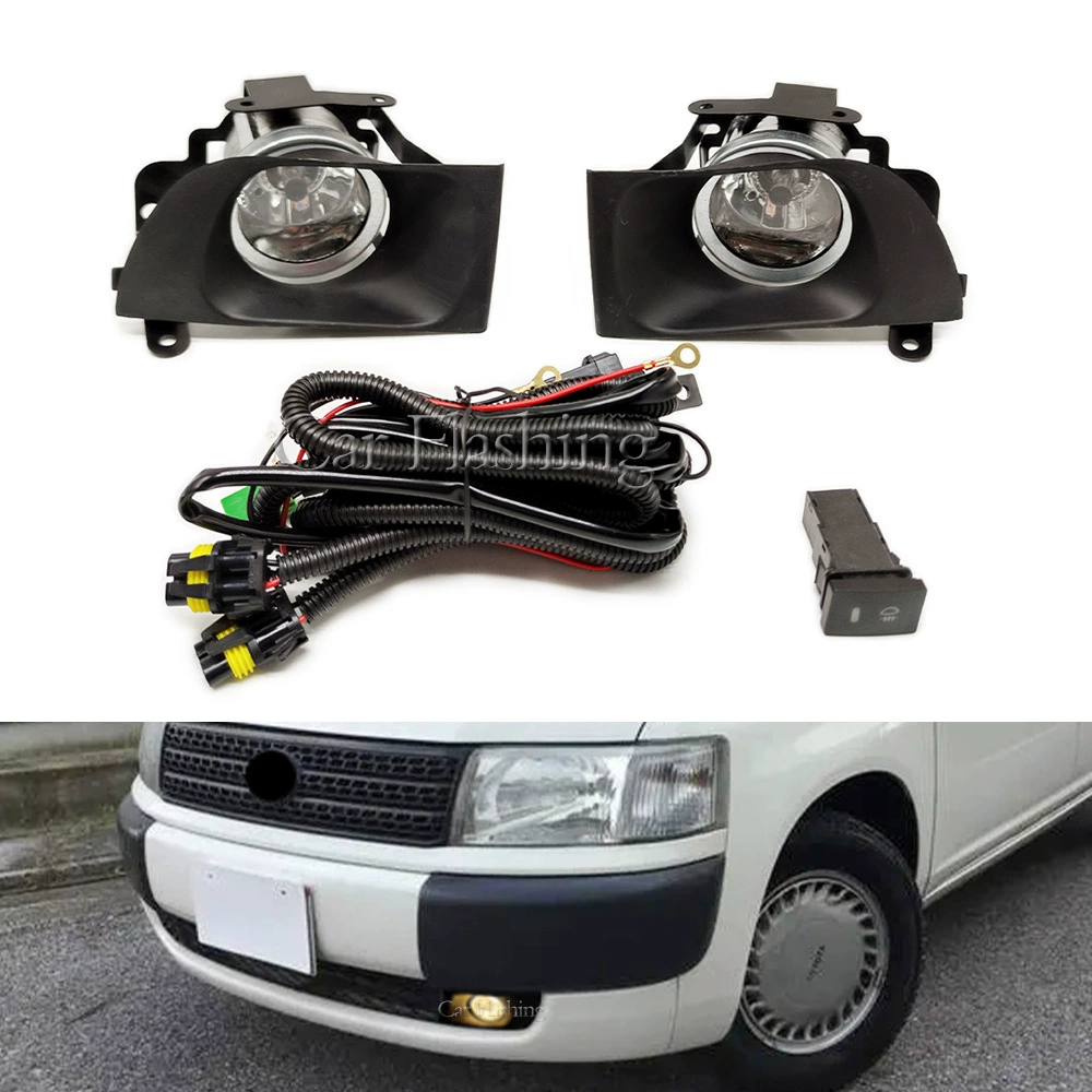 Для Toyota 03-06 PROBOX передние противотуманные фары в сборке галогенные дневные ходовые огни