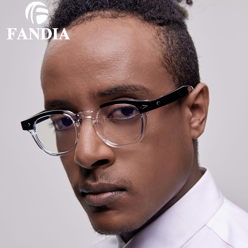 83100 new TR90 glasses frame anti-blue light plain glasses frame fashion small frame can be equipped with myopia frame in stock