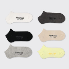FEAR OF GOD 副線ESSENTIALS潮牌FOG短襪歐美街頭襪子 船襪夏男女