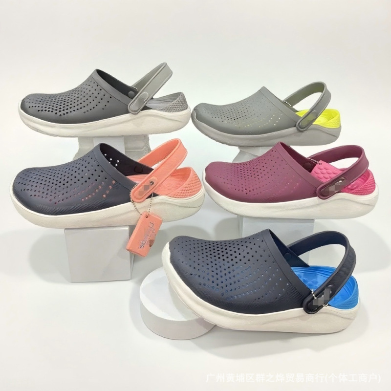 2025 Spring New Literide First Generation Croc-Style Clogs Flat Sandals for Men and Women Couples Beach Shoes
