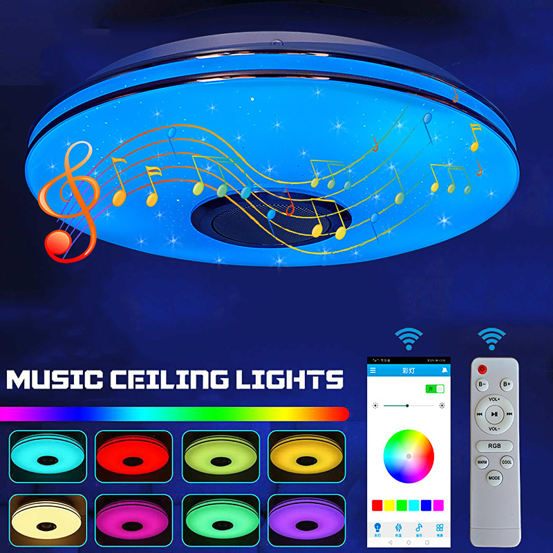 2026 Bluetooth Music Ceiling Light with Smart App Control, Simple and Warm Modern Round Led Ceiling Light 2026 Bluetooth Music Ceiling Light with Smart App Control, Simple and Warm Modern Round Led Ceiling Light