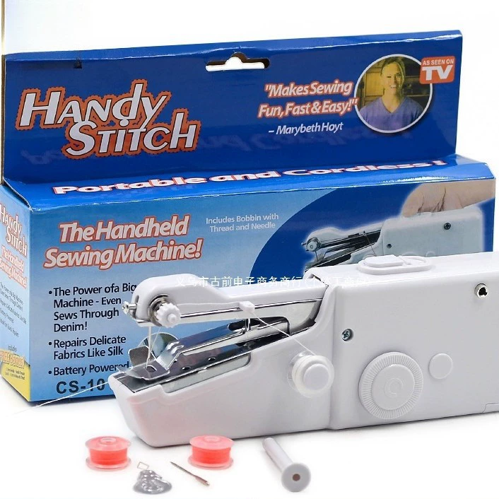 CS101B портативная ручная швейная машинка Handystitch многофункциональная домашняя мини швейная машинка-ручник