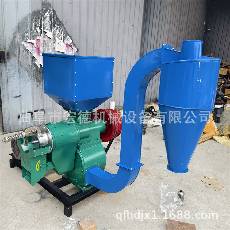 三相电青麦仁脱皮机 稻谷快速脱皮碾米机 砂辊式电动打米机