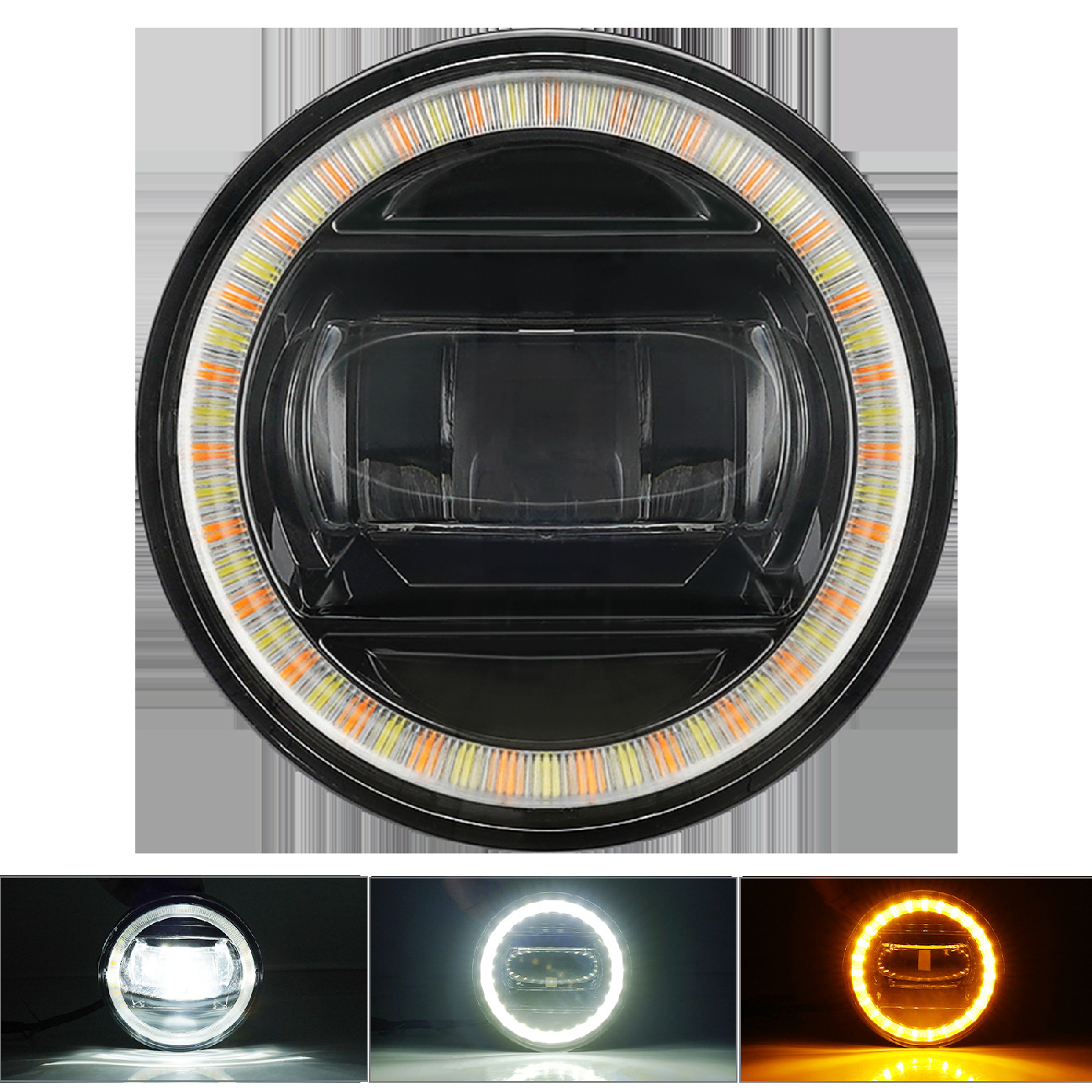 For 2005-2011 tacoma Tutu Daytime Running Turn Signal Car Lights Modified LED Fog Lights