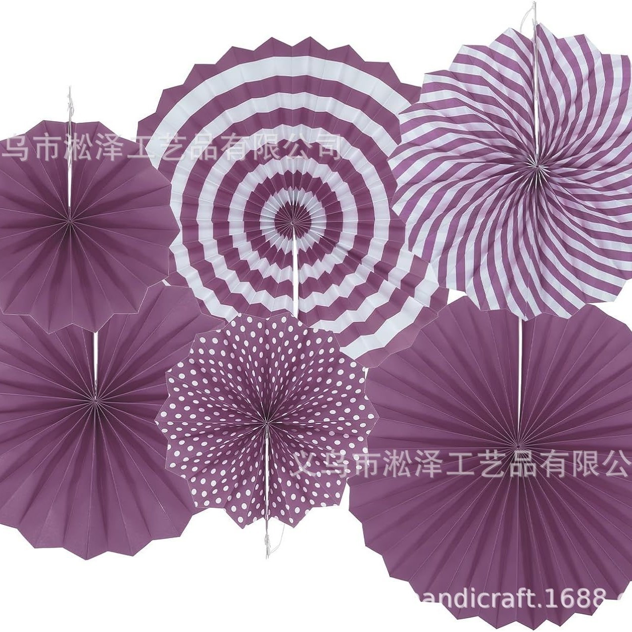 6 un conjunto de ventilador de papel redondo de origami flores festivas decoración de ventanas de bodas de cumpleaños pared de fondo DIY set
