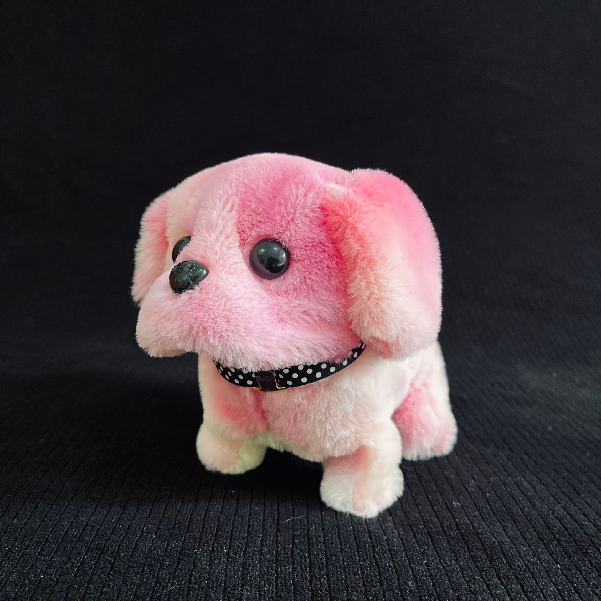Colorful pink dog