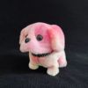 Colorful pink dog