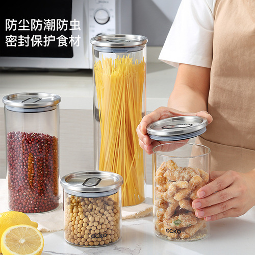German CCKO sealed jar with lid tea jar miscellaneous grains scented tea dried fruit food storage jar kitchen storage bottle large