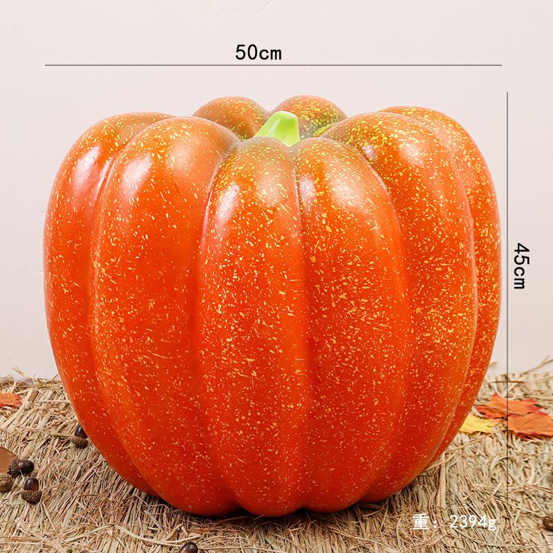 Simulación transfronteriza espuma calabaza modelo Halloween Acción de Gracias decoración de Navidad props disparo decoración de calabaza falsa image 68