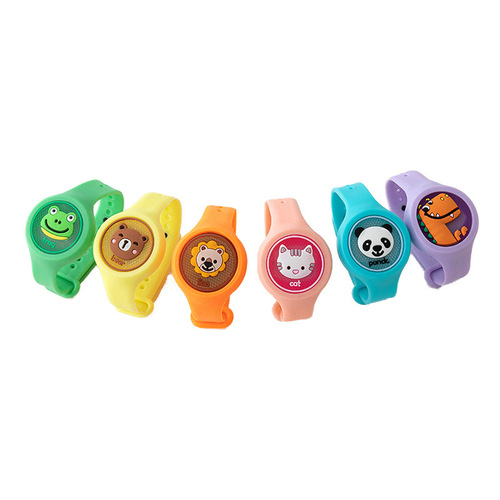 Season flash cartoon anti-mosquito watch creative new flash silicone mosquito repellent bracelet children's flash watch manufacturer