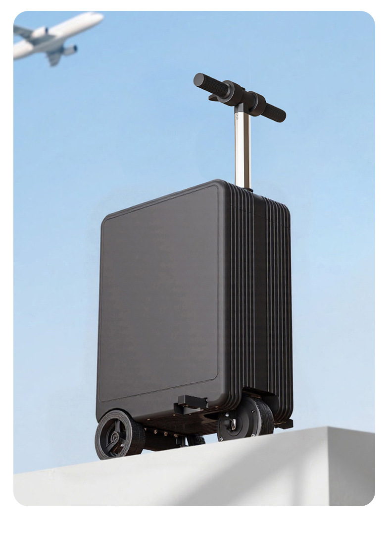 Traveling Abroad, Tourist Attractions Can Be Used as Electric Suitcases, Which Can Be Used as Alternatives to Folding Bicycles to Carry Things