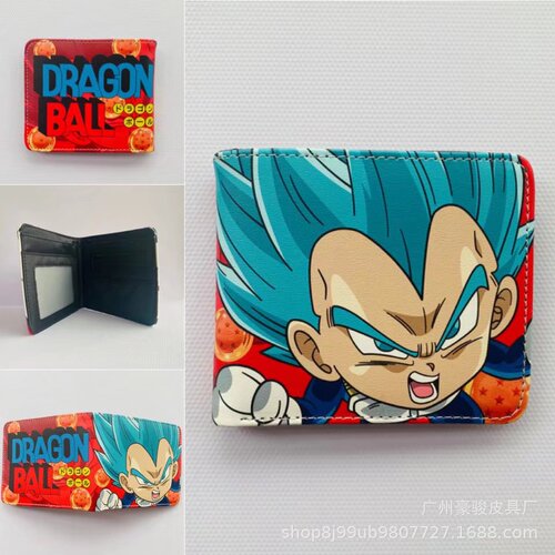 Japanese anime series Dragon Ball short PU leather 20% off student wallet wallet Dragon Ball coin purse