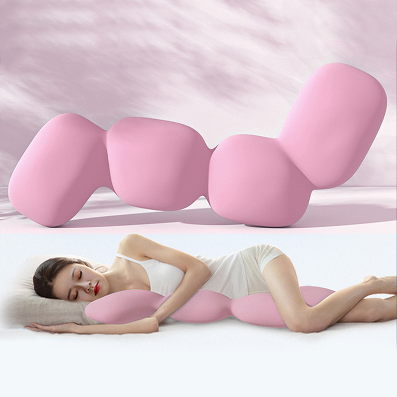 Bed Long Large Pillow Side Sleeping Special Clip Pillow for Sleeping Pregnant Women Adult Girls' Dormitory Ergonomic Pillow