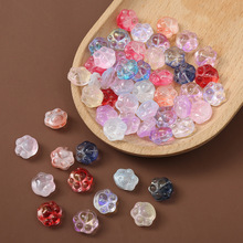 日系可爱琉璃猫爪 渐变直孔串珠散珠 DIY饰品手项链耳饰配件批发