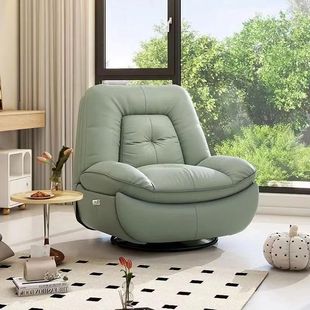 The first-class space cabin single sofa living room rotating bedroom electric nail art recliner lazy multi-functional leisure rocking chair