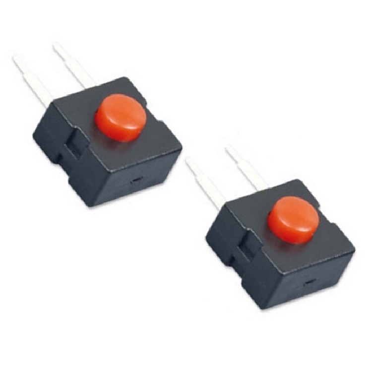 电器自锁开关ONOFF  电器按钮手电筒开关  强光电筒按键开关侧插