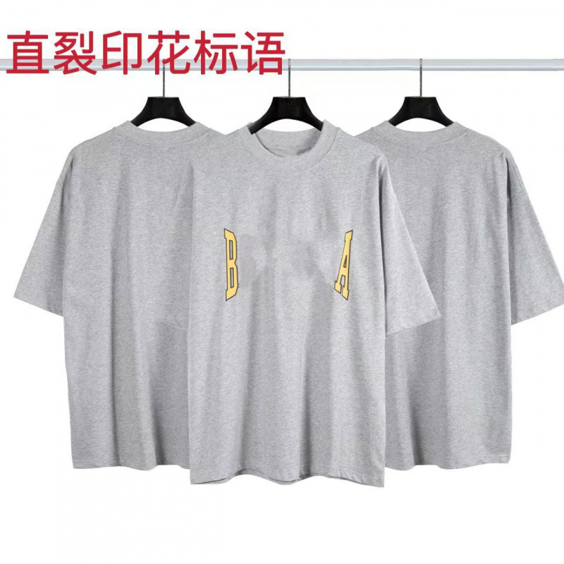 高品質クロスボーダーアメリカンスタイル25ss夏新作No.10ユニフォームレタールーズ半袖Tシャツ卸売|undefined
