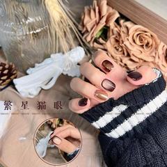 小穎美甲- 繁星貓眼膠 （單色）牛奶瓶15ml 甲油膠