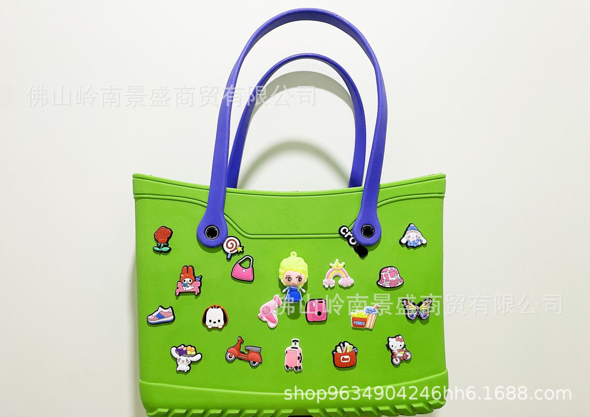 Bolso Tote de Playa con Agujeros de EVA, Diseño Ahuecado, para Playa y Viajes
